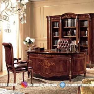 Meja Kerja Kantor Desain Klasik