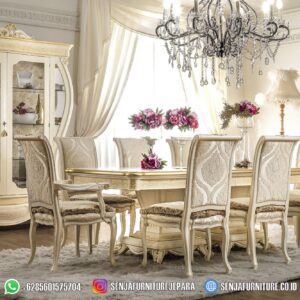 Meja Makan Mewah, Meja Makan Klasik, Meja Makan Kayu Jati, Meja Makan Minimalis, Ruang Makan Mewah, Meja Makan Mewah 4 Kursi, Meja Makan Mewah 6 Kursi, Meja Makan Mewah 8 Kursi, Meja Makan Mewah 10 Kursi, Meja Makan Mewah 12 Kursi, Meja Makan Klasik Eropa, Kursi Makan Mewah, Meja Makan Jepara