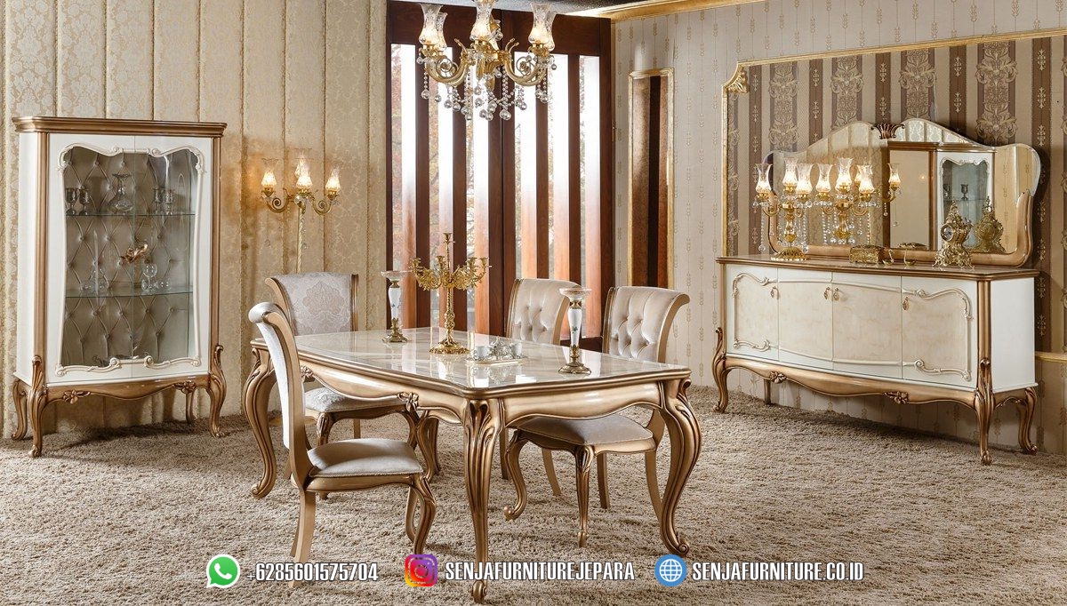 Gambar Ruang Meja Makan Mewah Modern Gold Antik Luxury Meja Makan Mewah, Meja Makan Klasik, Meja Makan Kayu Jati, Meja Makan Minimalis, Ruang Makan Mewah, Meja Makan Mewah 4 Kursi, Meja Makan Mewah 6 Kursi, Meja Makan Mewah 8 Kursi, Meja Makan Mewah 10 Kursi, Meja Makan Mewah 12 Kursi, Meja Makan Klasik Eropa, Kursi Makan Mewah, Meja Makan Jepara