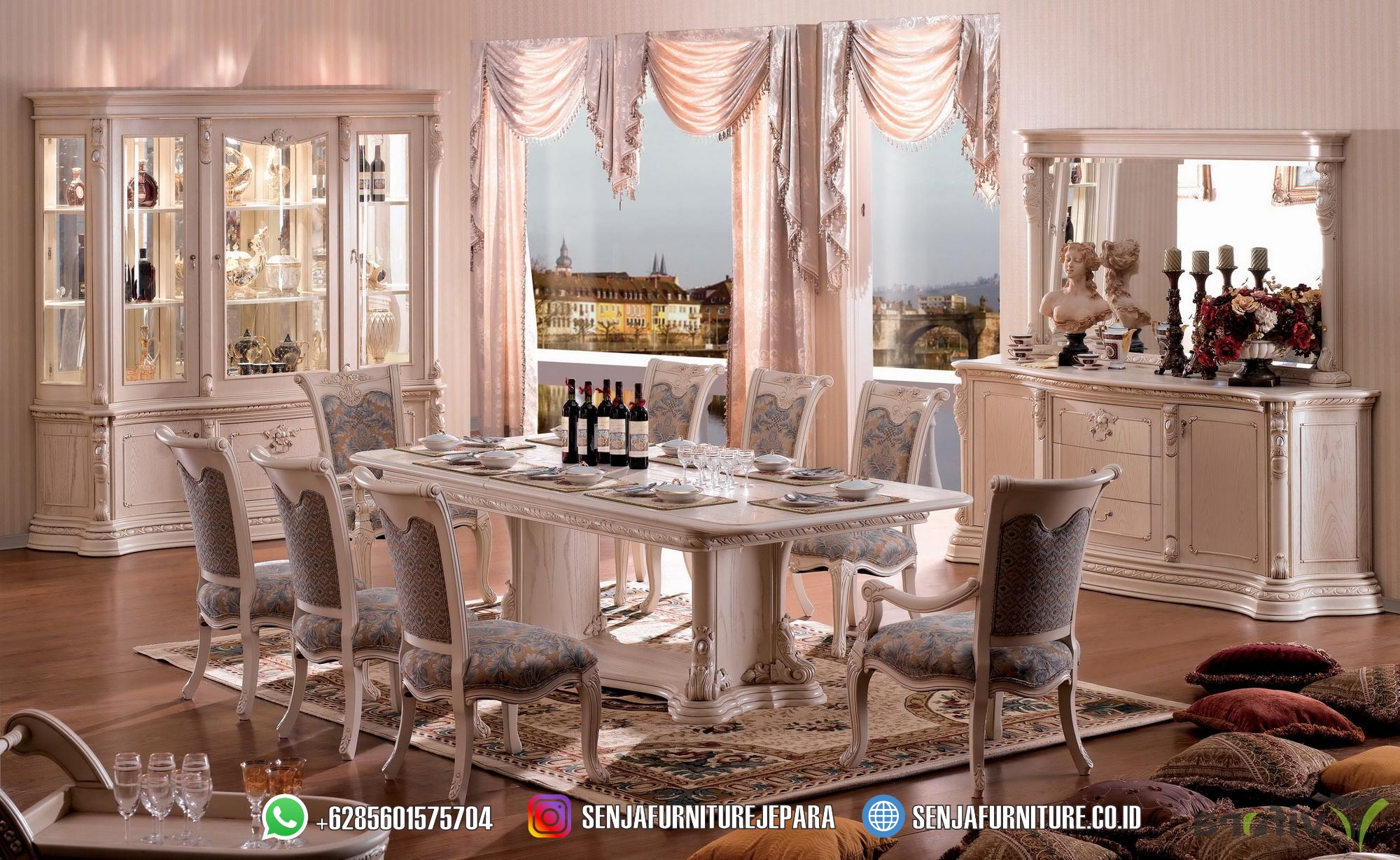 New Desain Meja Makan Mewah Klasik Premium Solid Wood Meja Makan Mewah, Meja Makan Klasik, Meja Makan Kayu Jati, Meja Makan Minimalis, Ruang Makan Mewah, Meja Makan Mewah 4 Kursi, Meja Makan Mewah 6 Kursi, Meja Makan Mewah 8 Kursi, Meja Makan Mewah 10 Kursi, Meja Makan Mewah 12 Kursi, Meja Makan Klasik Eropa, Kursi Makan Mewah, Meja Makan Jepara