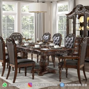 Meja Makan Mewah, Meja Makan Klasik, Meja Makan Kayu Jati, Meja Makan Minimalis, Ruang Makan Mewah, Meja Makan Mewah 4 Kursi, Meja Makan Mewah 6 Kursi, Meja Makan Mewah 8 Kursi, Meja Makan Mewah 10 Kursi, Meja Makan Mewah 12 Kursi, Meja Makan Klasik Eropa, Kursi Makan Mewah, Meja Makan Jepara