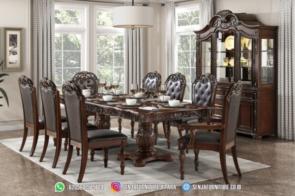 Meja Makan Mewah, Meja Makan Klasik, Meja Makan Kayu Jati, Meja Makan Minimalis, Ruang Makan Mewah, Meja Makan Mewah 4 Kursi, Meja Makan Mewah 6 Kursi, Meja Makan Mewah 8 Kursi, Meja Makan Mewah 10 Kursi, Meja Makan Mewah 12 Kursi, Meja Makan Klasik Eropa, Kursi Makan Mewah, Meja Makan Jepara