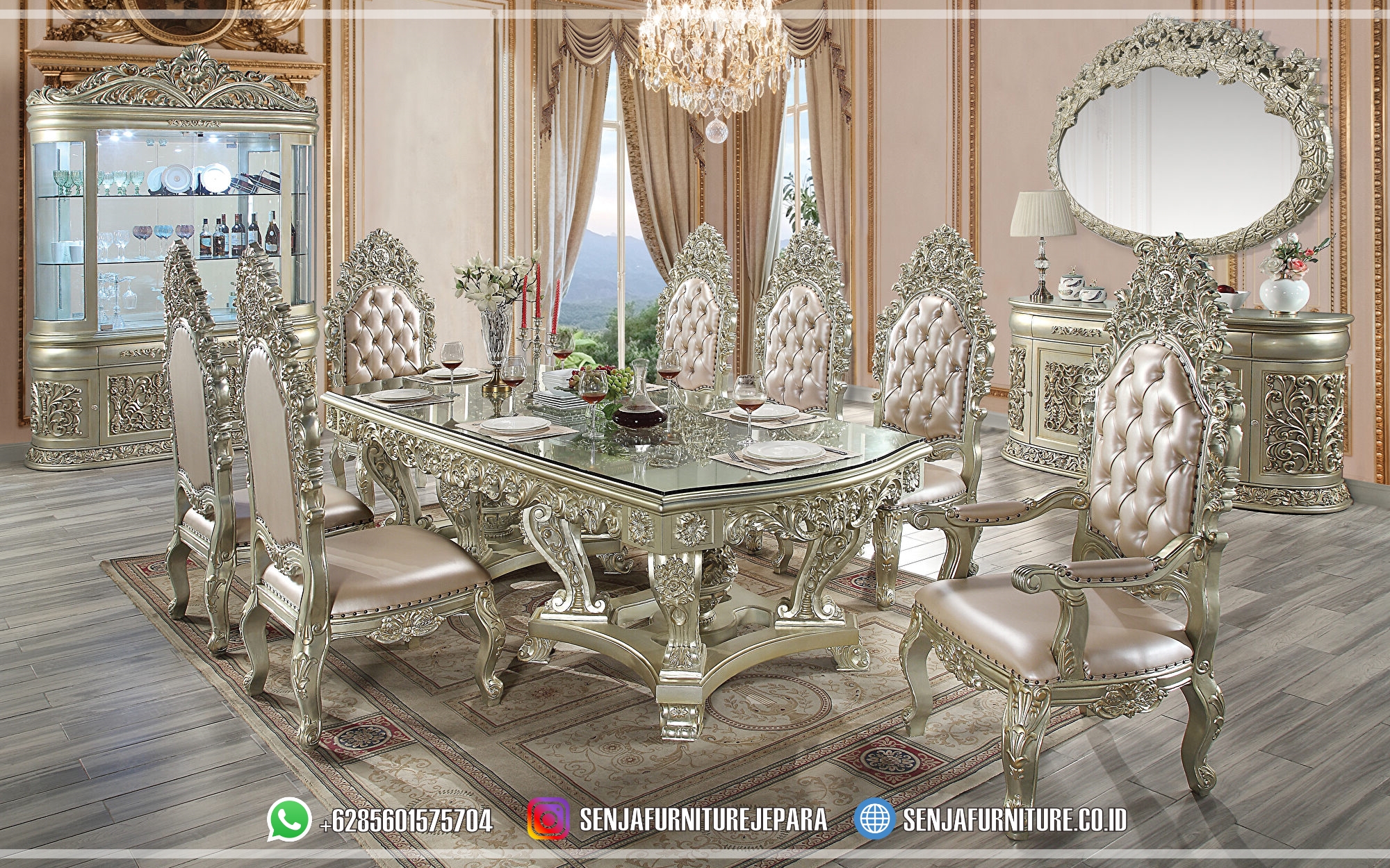 Klasik Meja Makan Mewah Ukir 8 Kursi Model Terbaru Rose Meja Makan Mewah, Meja Makan Klasik, Meja Makan Kayu Jati, Meja Makan Minimalis, Ruang Makan Mewah, Meja Makan Mewah 4 Kursi, Meja Makan Mewah 6 Kursi, Meja Makan Mewah 8 Kursi, Meja Makan Mewah 10 Kursi, Meja Makan Mewah 12 Kursi, Meja Makan Klasik Eropa, Kursi Makan Mewah, Meja Makan Jepara