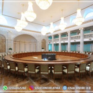 Meja Meeting Kantor, Meja Rapat Kantor, Meja Rapat Pimpinan, Meja Rapat Kayu Jati, Meja Meeting Klasik, Meja Rapat Klasik, Meja Rapat Mewah, Meja Meeting Kayu Jati, Meja Rapat Bundar, Meja Rapat Minimalis, Meja Rapat HPL, Meja Rapat Ukir Jepara, Meja Rapat Oval, Interior Ruang Rapat
