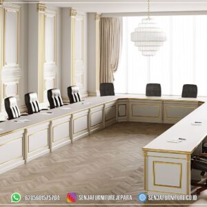 Meja Rapat Kantor, Meja Meeting Kantor, Meja Rapat Pimpinan, Meja Rapat Kayu Jati, Meja Meeting Klasik, Meja Rapat Klasik, Meja Rapat Mewah, Meja Meeting Kayu Jati, Meja Rapat Bundar, Meja Rapat Minimalis, Meja Rapat HPL, Meja Rapat Ukir Jepara, Meja Rapat Oval, Interior Ruang Rapat