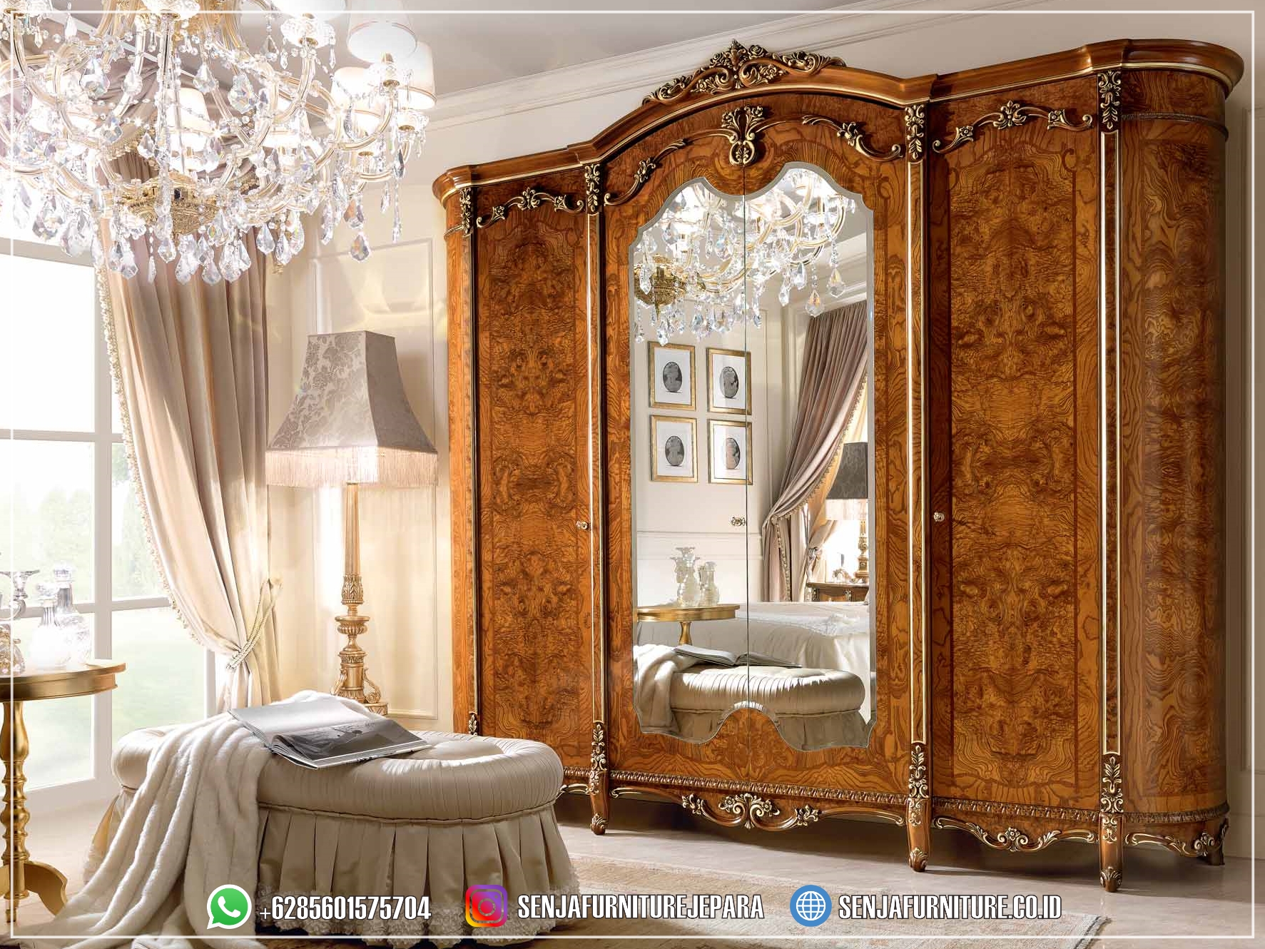 Lemari Pakaian Mewah Eropa Jati Klasik Solid Wood Veneer Lemari Pakaian Mewah, Lemari Pakaian Klasik, Lemari Pakaian Jati, Lemari Pakaian Minimalis, Lemari Klasik Eropa, Lemari Pakaian Jepara, Model Lemari Pakaian Klasik, Lemari Pakaian Ukir Jepara, Lemari Pakaian Mewah Kaca, Lemari Pakaian 4 Pintu, Lemari Pakaian 6 Pintu, Classic Wardrobe, Lemari Baju Mewah