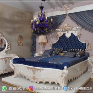 Dipan Tempat Tidur Mewah Dekorasi Kamar Klasik