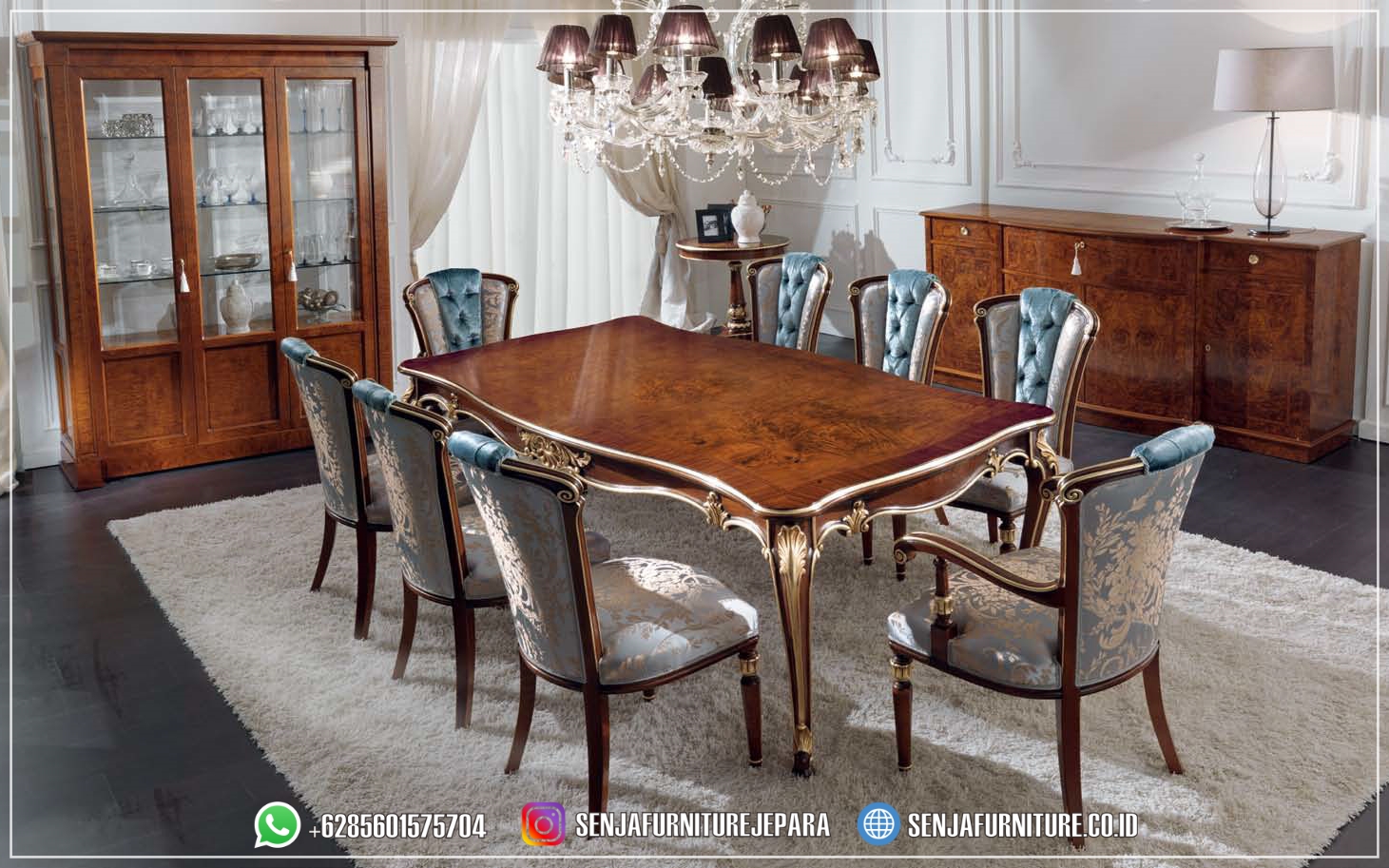 Set Kursi Meja Makan Mewah Veneer Jati Eropa Klasik Style Meja Makan Mewah, Meja Makan Klasik, Meja Makan Kayu Jati, Meja Makan Minimalis, Ruang Makan Mewah, Meja Makan Mewah 4 Kursi, Meja Makan Mewah 6 Kursi, Meja Makan Mewah 8 Kursi, Meja Makan Mewah 10 Kursi, Meja Makan Mewah 12 Kursi, Meja Makan Klasik Eropa, Kursi Makan Mewah, Meja Makan Jepara