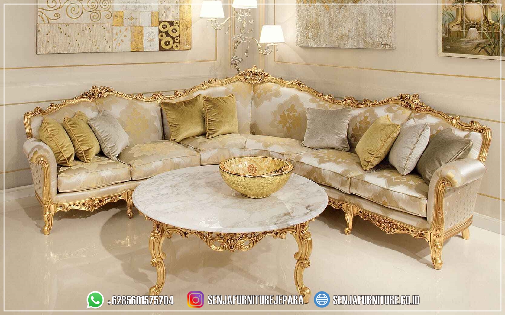 Warna Sofa Tamu L Gold dengan Meja Marmer Import Itali Sofa Tamu L, Sofa Tamu Mewah, Sofa Ruang Tamu, Sofa Tamu Klasik, Kursi Tamu Mewah, Kursi Tamu Klasik, Sofa Tamu Jepara, Sofa Tamu Jati, Sofa Mewah Klasik, Sofa Mewah Elegan, Sofa Tamu Gold, Sofa Mewah Kulit, Sofa Tamu Minimalis, Kursi Sofa Sudut, Sofa Klasik Eropa, Sofa Tamu Ukir, Model Sofa Klasik, Sofa Tamu Klasik Terbaru, Sofa Klasik Modern