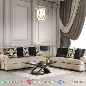 Harga Set Sofa Tamu Minimalis Elegan Sudut Ruang Franklin