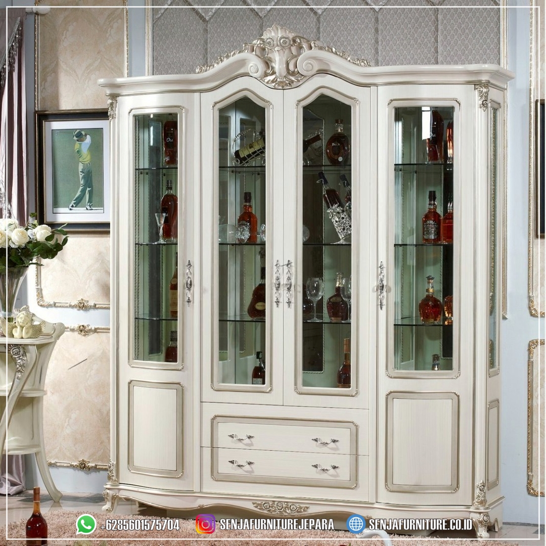 Set Bufet Lemari Hias Mewah White Silver Penyekat Ruang Lemari Hias Mewah, Lemari Hias Klasik, Lemari Hias Ruang Tamu, Lemari Hias Minimalis, Lemari Hias Kaca, Lemari Hias Sudut, Lemari Hias TV, Lemari Hias Kayu Jati, Bufet Lemari Hias, Model Lemari Sudut, Lemari Hias Terbaru