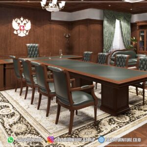 Meja Meeting Kantor, Meja Rapat Kantor, Meja Rapat Jati, Meja Meeting Klasik, Meja Rapat Klasik, Meja Rapat Mewah, Meja Meeting Kayu Jati, Meja Rapat Bundar, Meja Rapat Minimalis, Meja Rapat HPL, Interior Ruang Rapat, Meja Rapat Pimpinan