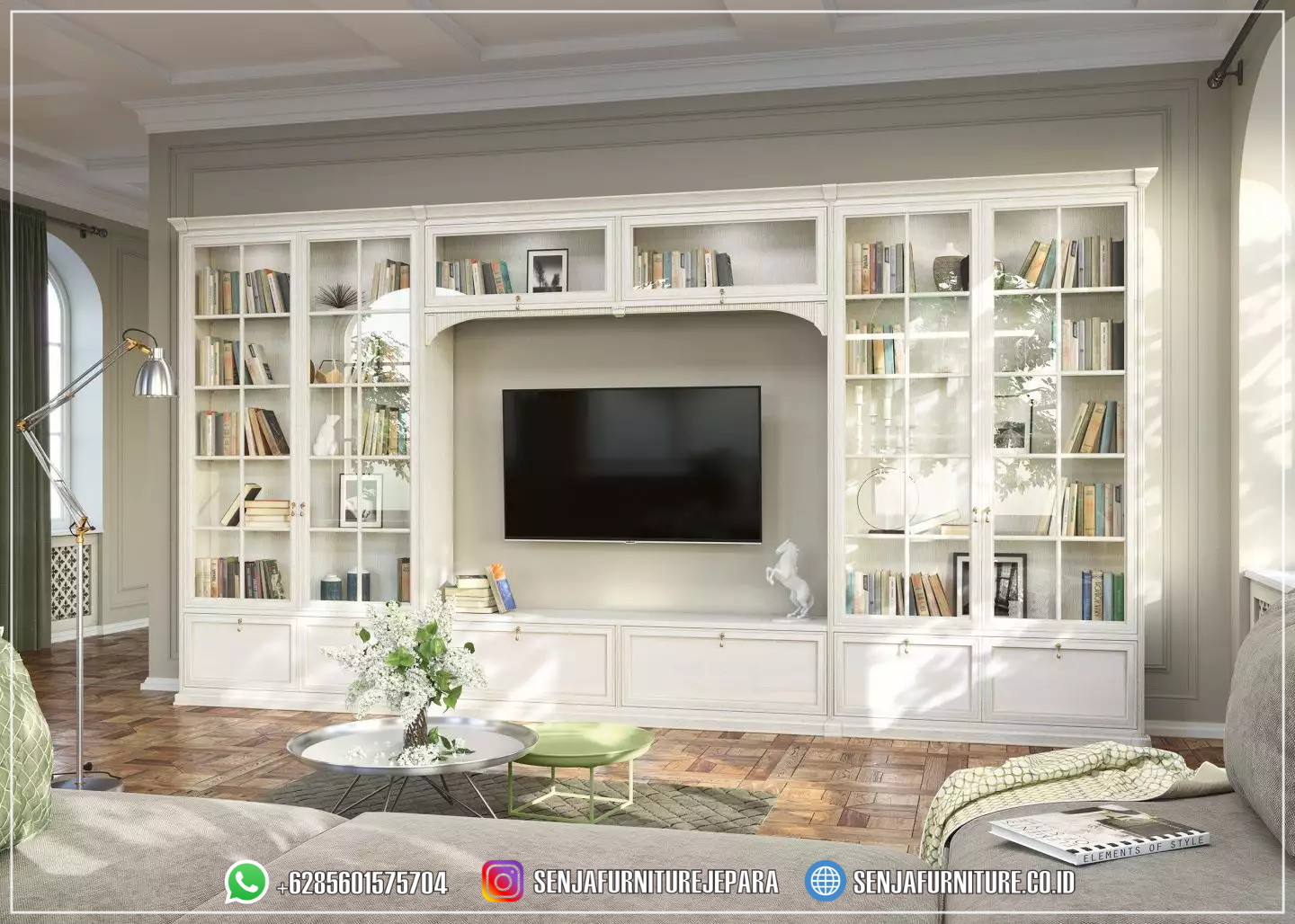 Referensi Bufet TV Mewah Minimalis Warna Cat Duco Putih Bufet TV Mewah, Meja TV Mewah, Lemari TV Mewah, Bufet TV Klasik, Bufet TV Minimalis, Bufet TV Kayu Jati, Bufet TV Ukir Jepara, Lemari Hias Klasik, Lemari Hias Mewah, Meja TV Minimalis, Lemari TV Kayu Jati